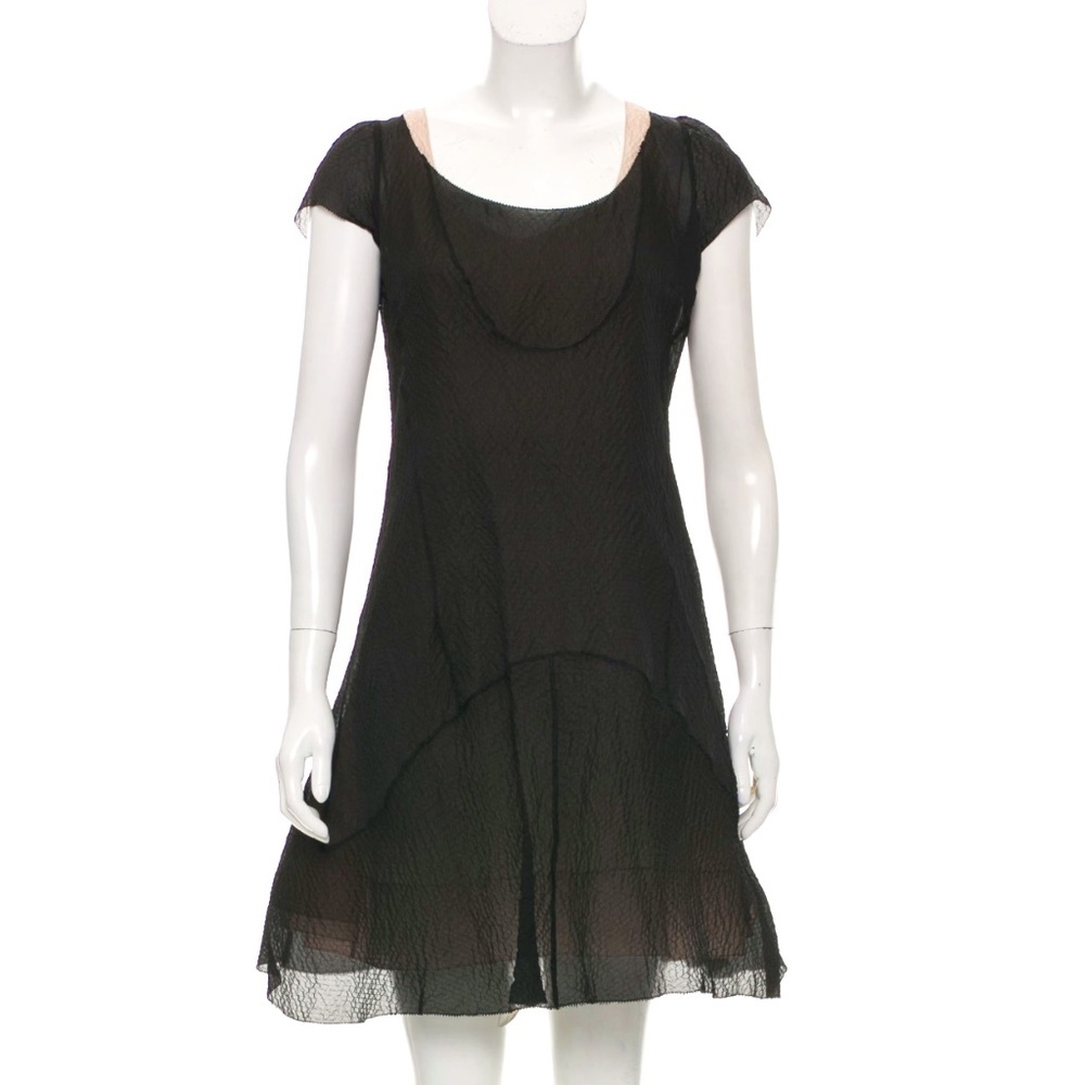 MARC JACOBS Layered Silk Plissé Dress